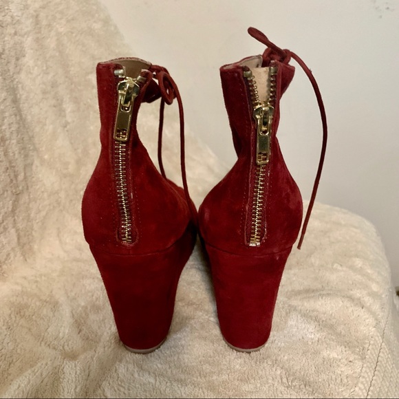 Free People - Three Wishes Lace Up Wedge - Picture 6 of 8